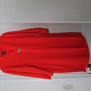 Chelsea & Theodore Vibrant Red Tunic